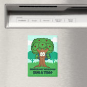 木を愛で抱きしめて枝を出す マグネット (インサイチュ (食洗機))