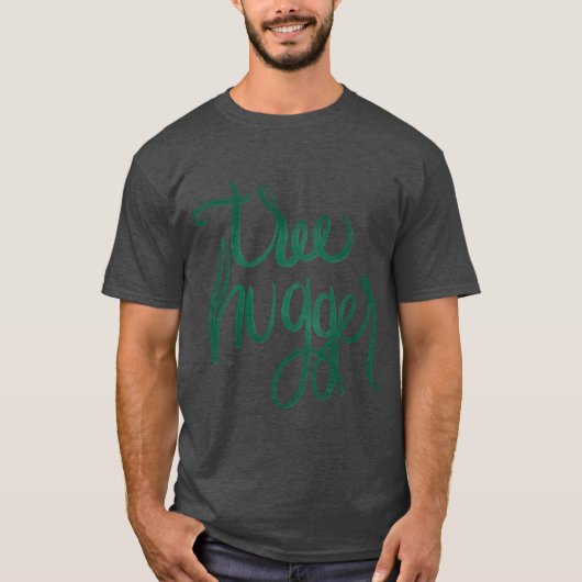 木を抱きしめる人へのギフト Tシャツ (正面)