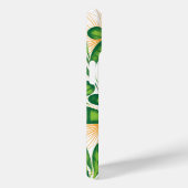 木を描いた芸術的緑と金ゴールド Case-Mate iPhoneケース (裏面 / 右)