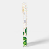 木を描いた芸術的緑と金ゴールド Case-Mate iPhoneケース (裏面 / 左)