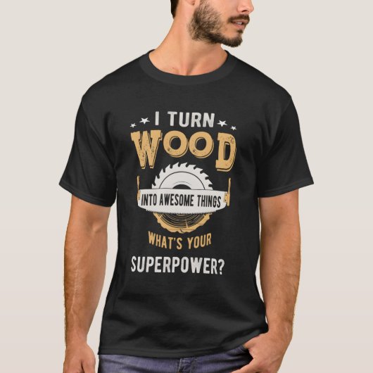 木を曲げて素晴らしおまえの杖だ Tシャツ (正面)