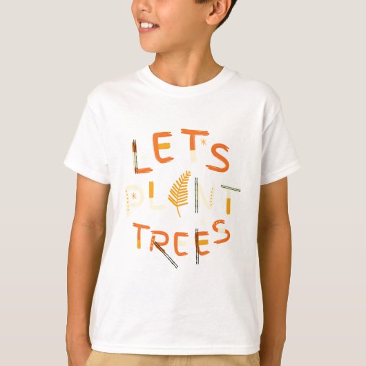 木を植えよう Tシャツ (正面)