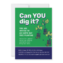 木を植えるイベント土日を掘れるか