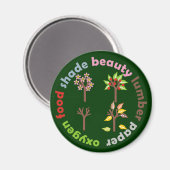 木を植える6つの理由 マグネット (正面/裏面)