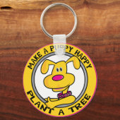 木を植える キーホルダー (正面)