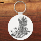 木を植える キーホルダー (正面)