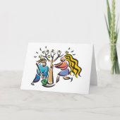 木を植える シーズンカード (正面)