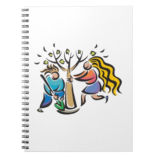 木を植える ノートブック (正面)