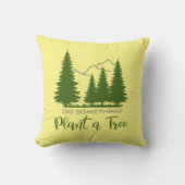 木を植える – 自然 – 森のグラフィッククール クッション (正面)