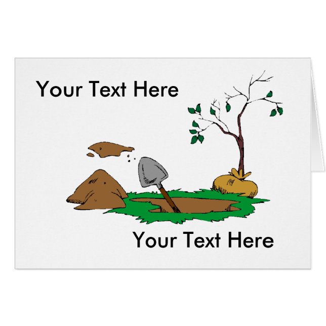 木を植える – 2 (正面横)