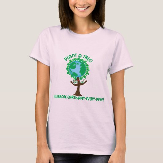 木を植える Tシャツ (正面)