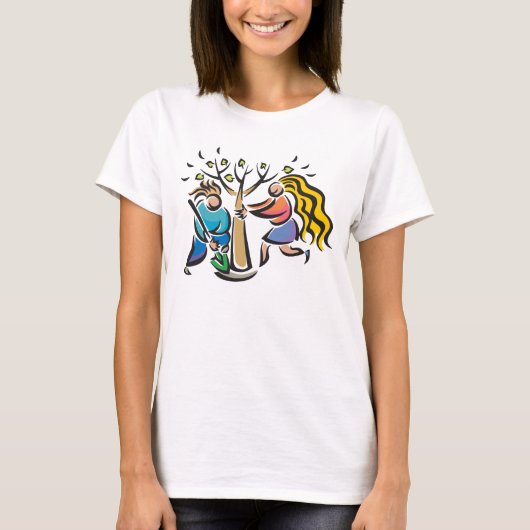 木を植える Tシャツ (正面)