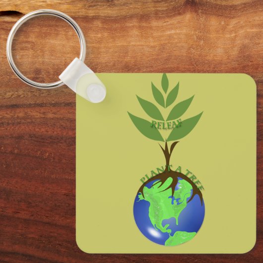 木を植えるReLeaf キーホルダー (正面)