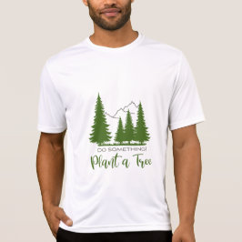 木を植え保護る自然クール図 Tシャツ
