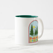 木を植え、惑星を救モダンえクール、 ツートーンマグカップ (正面右)
