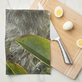 木を磨く キッチンタオル (四つ折り)