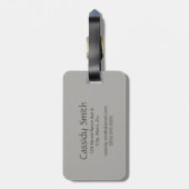 「木を育てる」プロジェクト – リラックスと呼吸 ラゲッジタグ (裏面縦)