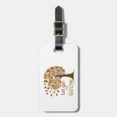 木を育てる ラゲッジタグ (正面縦)