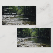 木を貫流する流れ 名刺 (正面/裏面)