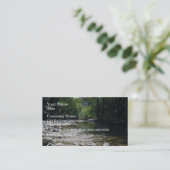 木を貫流する流れ 名刺 (スタンド正面)