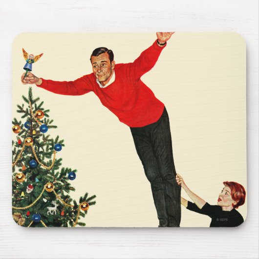 木を越えること マウスパッド (正面)