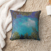 木を通した星-枕 クッション (ブランケット)