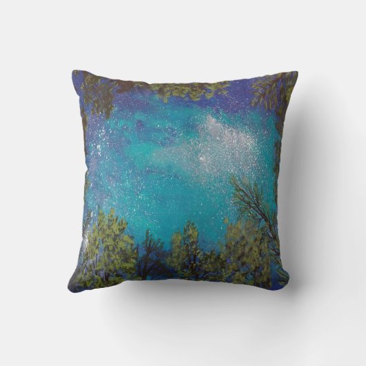 木を通した星-枕 クッション (裏面)