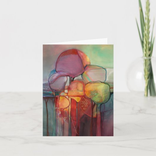 木を通した森林 • ミシェールAbrams -カード カード (正面)