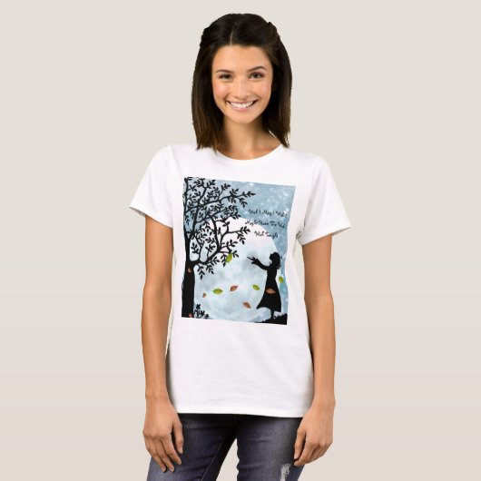 木を願う少女 Tシャツ (正面フル)