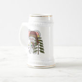 木を飾っているクリスマスのマウス ビールジョッキ (正面左)