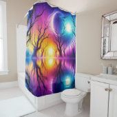 木アート材 シャワーカーテン (インサイチュ)