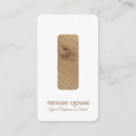 木エレガントミニマル製スタイルインテリア設計者 名刺