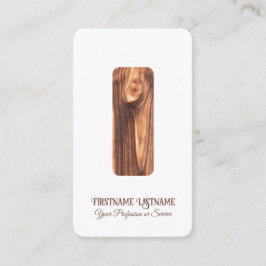 木エレガントミニマル製スタイルインテリア設計者 名刺