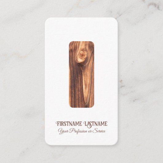 木エレガントミニマル製スタイルインテリア設計者 名刺 (正面)