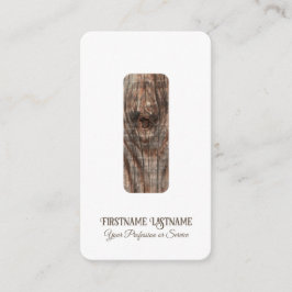 木エレガントミニマル製スタイルインテリア設計者 名刺