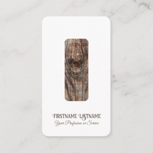 木エレガントミニマル製スタイルインテリア設計者 名刺 (正面)