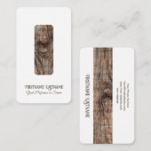 木エレガントミニマル製スタイルインテリア設計者 名刺 (正面/裏面)