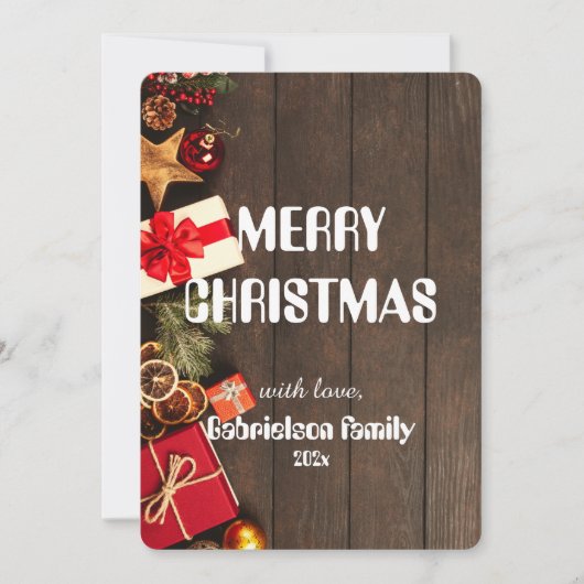 木エレガント家のカスタマイズ シーズンカード (正面)