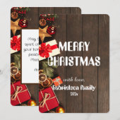 木エレガント家のカスタマイズ シーズンカード (正面/裏面)