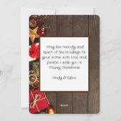 木エレガント家のカスタマイズ シーズンカード (裏面)