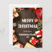 木エレガント科クリスカスタマイズマ シーズンポストカード (正面/裏面)