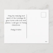 木エレガント科クリスカスタマイズマ シーズンポストカード (裏面)