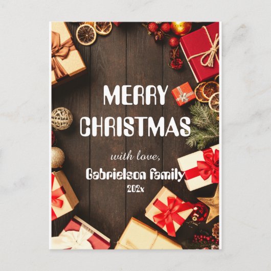 木エレガント科クリスカスタマイズマ シーズンポストカード (正面)