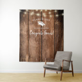 木エレガント素朴の卒業写真の背景 タペストリー (インサイチュ)