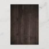 木エレガント素朴糸が緑に点灯 エンクロージャーカード (裏面)