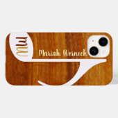 木カスタムの音符 Case-Mate iPhoneケース (裏面 (横))