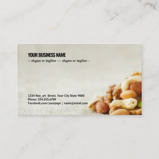 木カッ違うプに木の実を混ぜる 名刺 (裏面)