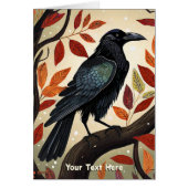 木カラフルに刺された烏 (正面)