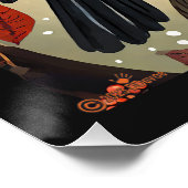 木カラフルに刺された烏 ポスター (コーナー)