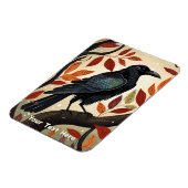 木カラフルに刺された烏 マグネット (左側)